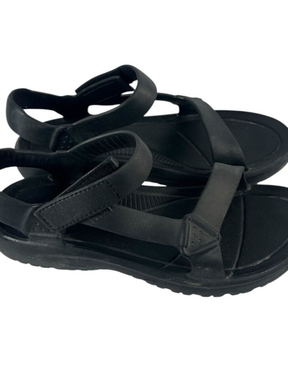 Teva Hurricane Drift Sport Sandals Black Mens Size 10 - Picture 2 of 6
